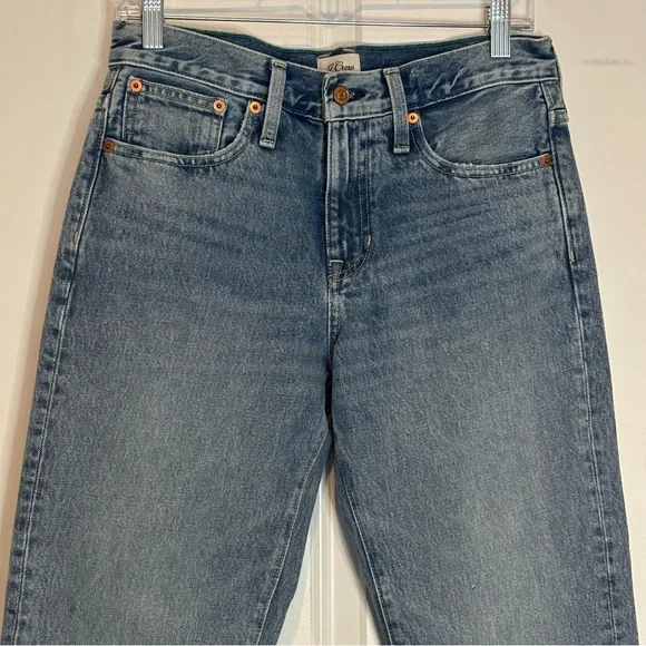 J. Crew Slouchy Boyfriend Jean Cotton Straight Leg Ankle 25P - Picture 2 of 13